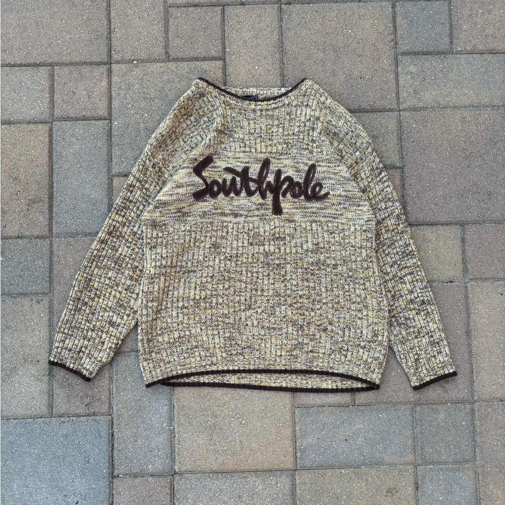 Yellow / Cream / Brown XL Southpole Sweater